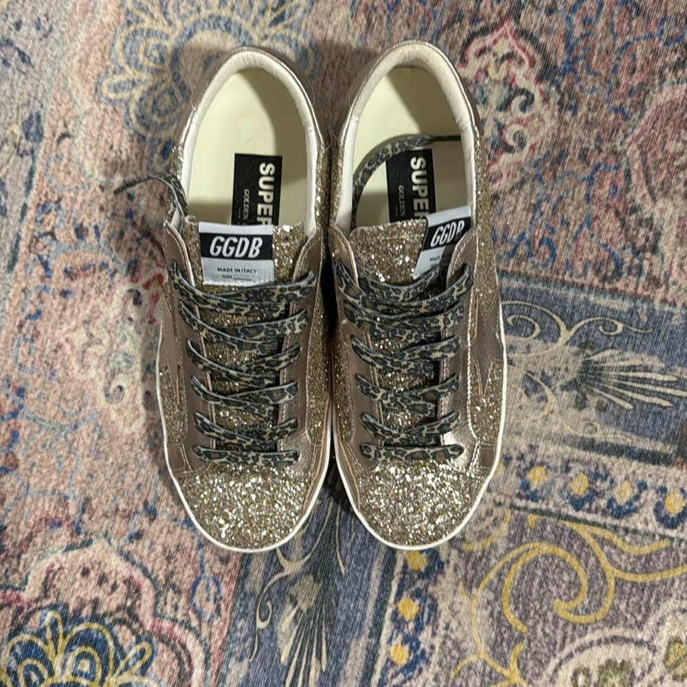 Golden Goose Deluxe Brand Glitter Sneakers